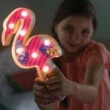 Bastellampe Flamingo mit Zusammenbaubarem Design