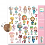 DJECO Metallische Aufkleber Tinyly