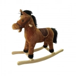 Braunes Schaukelpferd 71 × 28 × 65 cm