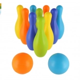 Bunter Kegel- und Ball-Set für Kinder
