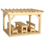 Mini-Pergola Holz-Modellbausatz
