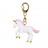 Schlüsselanhänger Einhorn mit Rosa Mähne und Schweif