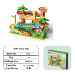 Safari-Bauset mit Murmelbahn und Xylophon, 109 Teile