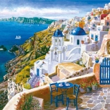 Diamantmalerei Santorini 30 × 40 cm
