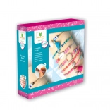 Schmuckherstellung: Heishi-Perlenarmbänder - Blau und Rosa