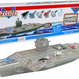 Flugzeugträger mit 5 Jets, Sound und Licht