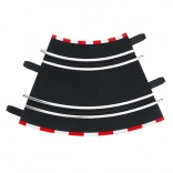 Kurven 1/45° für Slotcar-Bahn GO!!!, GO!!! Plus und Digital 143 (4 Stk.)