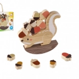 Bino Balancespiel Eichhörnchen aus Holz