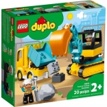 LEGO DUPLO Kipplaster und Kettenbagger