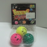 Springende Kugeln Lächeln – 3 Stück, 3 cm