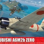 Modell des Plastikflugzeugs Mitsubishi A6M2b Zero 1/72