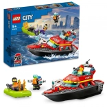 LEGO® City 60373 Feuerwehr-Rettungsboot und Schlauchboot
