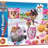 Puzzle mit 100 Teilen – PAW PATROL Skye in Aktion