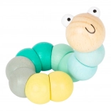 Motorisches Spielzeug Raupe Türkis