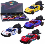 Sportliches Spielzeugauto mit Licht-, Sound- und Raucheffekten 1:36