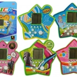 Taschen-Elektronikspiel Tetris in Sternform – grün