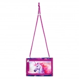 Halsgeldbörse mit Einhornmotiv