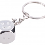 Würfelförmiger Schlüsselanhänger