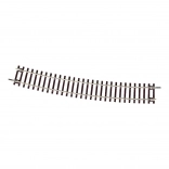 Roco Line Gebogene Schiene mit Holzbrettern