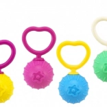 Retro Kunststoff-Rassel mit Kugel (0m+)