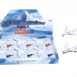 Metallflugzeug mit Rückzug 14 cm