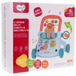 Multifunktionaler Lauflernwagen und Rutscher für Kinder mit Zubehör – blau