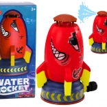 Wasserrakete mit Sprinkler – Roter Hai