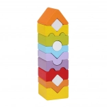 Turm XI - Holzpuzzle CUBIKA, 12 Teile