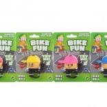 Fahrradklingel mit fröhlichem Motiv