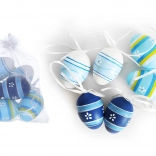 Dekoratives bemaltes Ei 6 cm