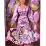 Puppe Steffi mit blumigen Haaren