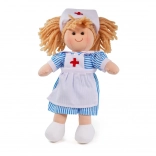 Stoffpuppe Krankenschwester Nancy 28 cm von Bigjigs Toys
