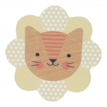 Petit Collage Holzrassel Löwenjunges