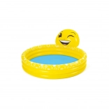 Kinder aufblasbares Planschbecken mit Dusche BESTWAY Smiley 165 × 144 × 69 cm