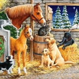 Puzzle 120 Teile Gathering Friends