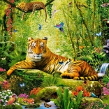 Puzzle Tiger-Majestät 260 Teile CASTORLAND