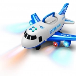 Polizeiflugzeug mit öffnendem Laderaum