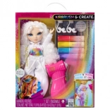 Rainbow High Airbrush Puppe mit Zubehör – grüne Augen