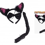 Karneval-Set – Schwarze Katze