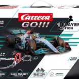 Carrera GO!!! Rennset Mercedes F1 Hamilton