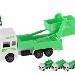 Städtischer Dienst Plastikauto 12cm mit Rückziehmotor