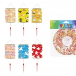 Lampion Zylinder Tiere 16 cm