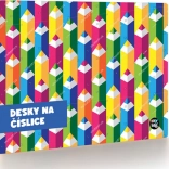 Zahlenblätter für Erstklässler Buntstifte