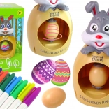 Osterset zum Bemalen von Eiern mit Häschen