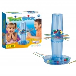 WOOPIE Geschicklichkeitsspiel fallende Kugeln – Stäbchen ziehen