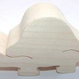 Fauna Holzfigur Schildkröte