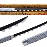 Kinder-Samuraischwert Nichirin mit Batteriebetrieb und Sound – schwarz