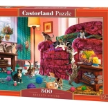 Puzzle 500 Teile Freche Kätzchen