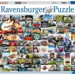 Ravensburger Puzzle mit 3000 Teilen – 99 Momente VW Campervan