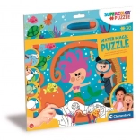 Puzzle mit Wasserbemalung Tiefen des Meeres 30 Teile